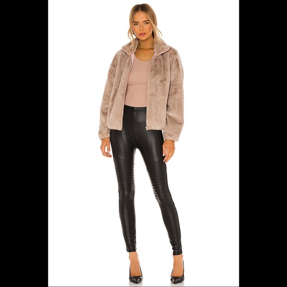 Fleece Lined Liquid Moto Legging - Picture 4 of 8